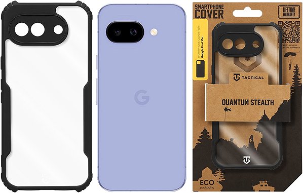 Handyhülle Tactical Quantum Stealth Cover für Google Pixel 10a Clear/Black ...