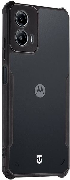 Mobiltelefon tok Tactical Quantum Stealth Motorola G34 átlátszó/fekete tok ...