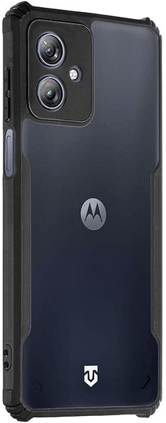 Mobiltelefon tok Tactical Quantum Stealth Motorola G54 5G/Power Edition átlátszó/fekete tok ...
