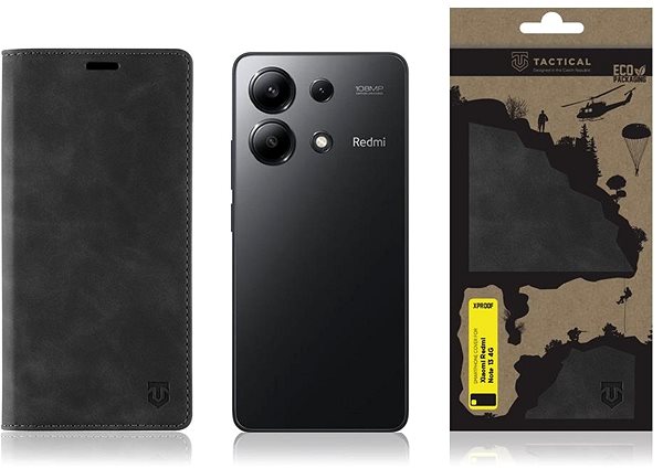 Handyhülle Tactical Xproof pro Xiaomi Redmi Note 13 4G Black Hawk ...
