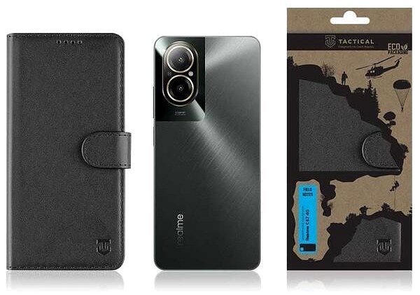 Puzdro na mobil Tactical Field Notes na Realme C67 4G Black ...