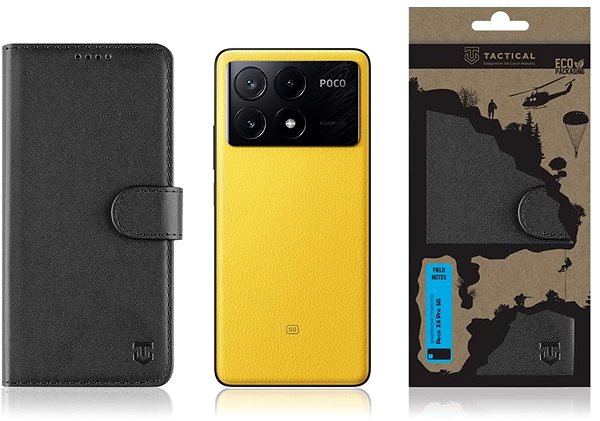 Mobiltelefon tok Tactical Field Notes Poco X6 Pro 5G Black tok ...
