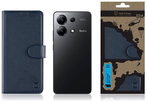 Handyhülle Tactical Field Notes pro Xiaomi Redmi Note 13 4G Blue ...