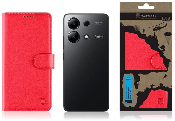 Mobiltelefon tok Tactical Field Notes Xiaomi Redmi Note 13 4G Red tok ...