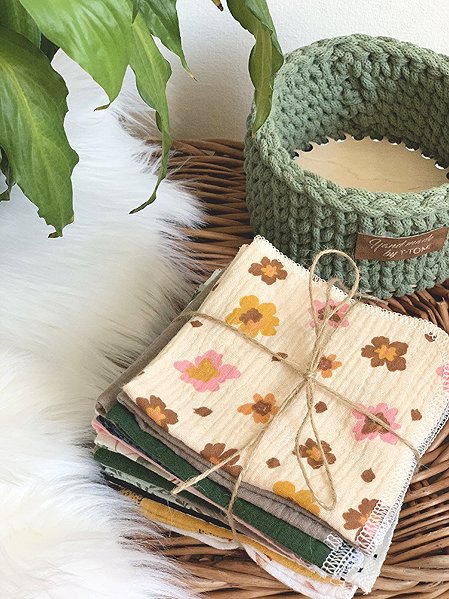 T-TOMI Organic Muslin Baby Wipes UNI .