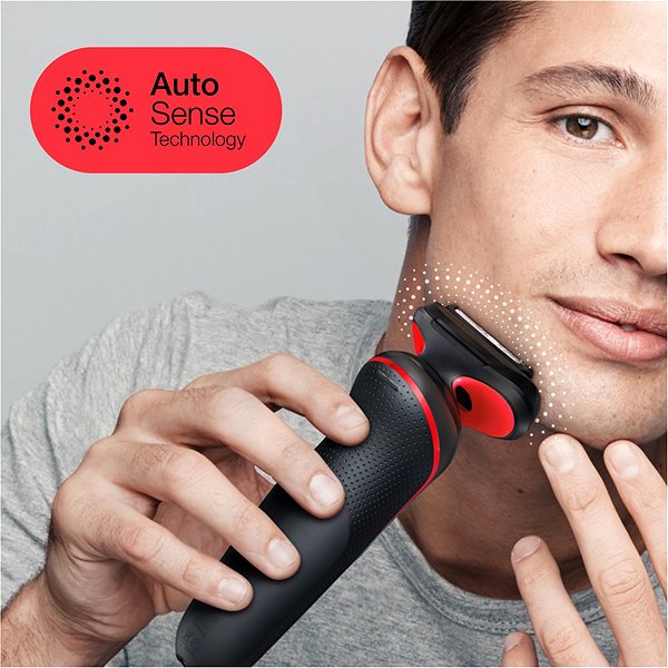 Braun Series 5 1000s Red Shaver.