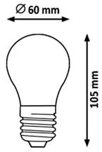 LED žiarovka Rabalux LED filamentová A60 E27 10 W ...