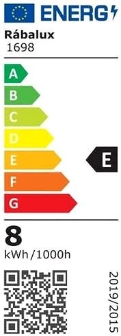 LED bulb Rabalux LED G95 E27 7W .
