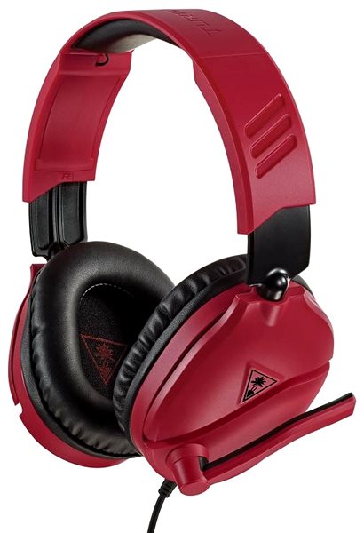 Gaming Headphones Turtle Beach RECON 70N, Red Lateral view