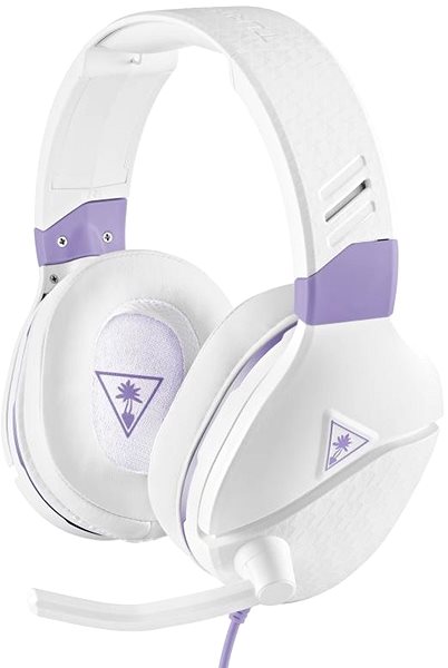 Gaming Headphones Turtle Beach RECON SPARK, White / Purple Lateral view