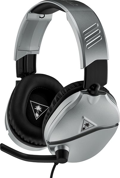 Gaming Headphones Turtle Beach RECON 70 Silver Lateral view