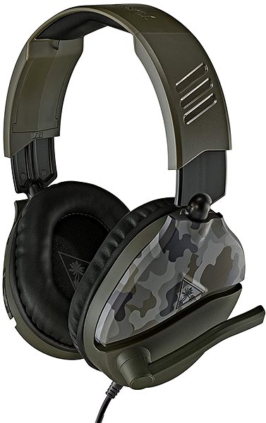 Gaming Headphones Turtle Beach RECON 70 Camouflage Green Lateral view