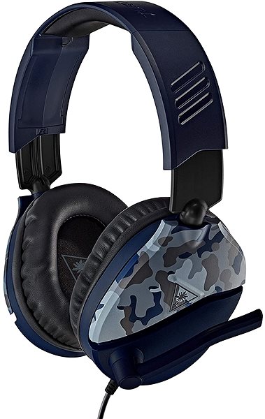 Gaming Headphones Turtle Beach RECON 70 Camouflage Blue Lateral view