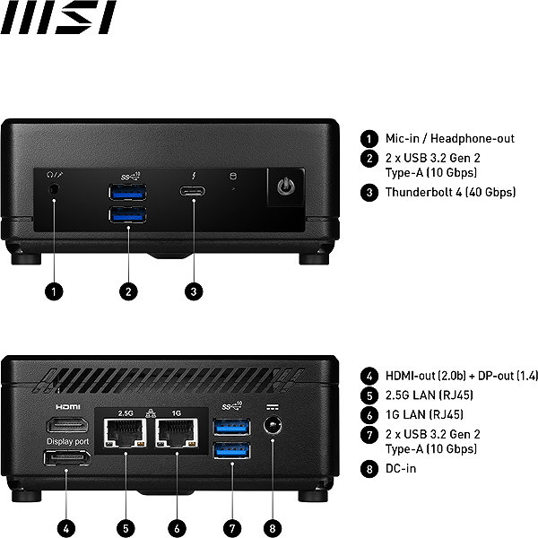 Mini-PC MSI Cubi 5 12M-407BEU ...