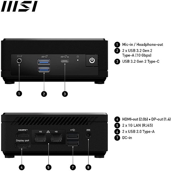 Mini PC MSI Cubi N ADL S-078BEU ...
