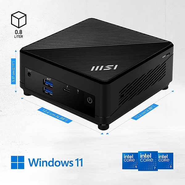 MSI Cubi 5 1M-440BEU mini PC.