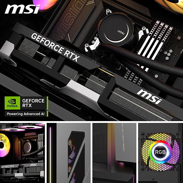 MSI MEG Vision X AI 2NVV9-289EU gaming PC.