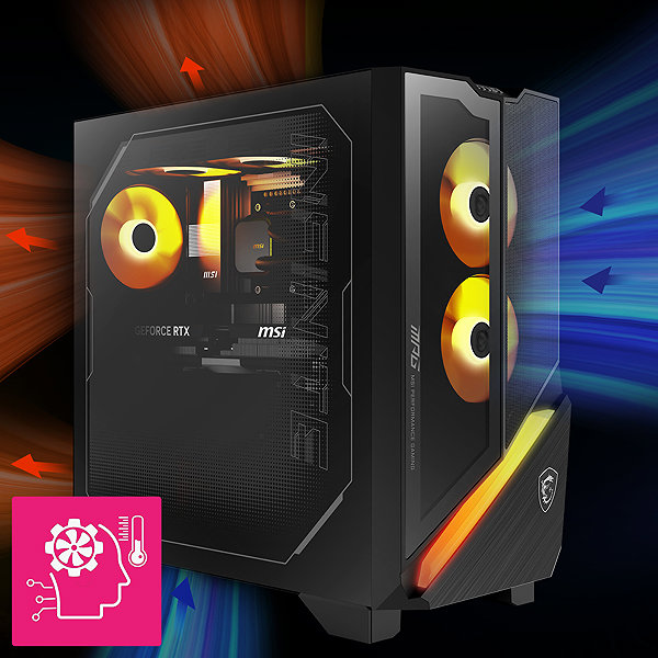 MSI MPG Infinite Z3 X3D 7NVRR7-873EU gaming PC.