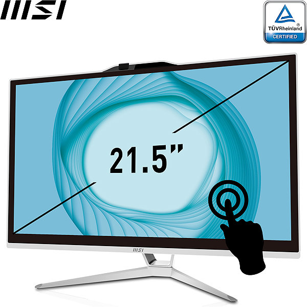 All In One PC MSI PRO AP222T 13M-415XEU ...
