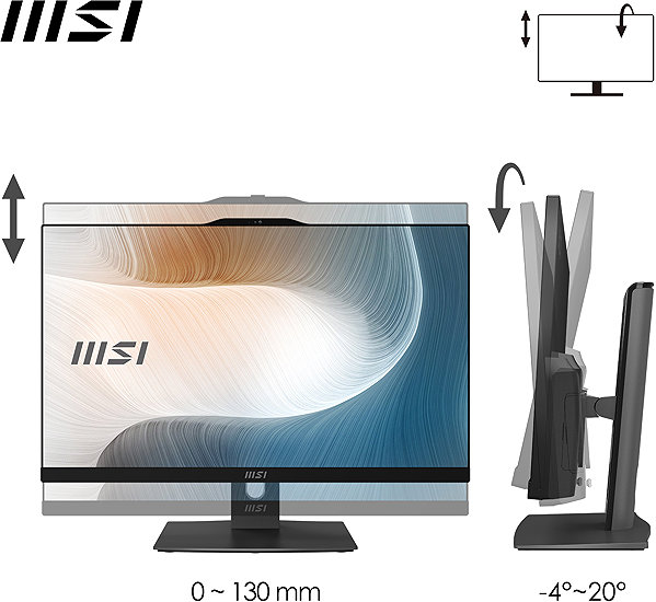 All In One PC MSI Modern AM242TP 12M-1820CZ Touch ...
