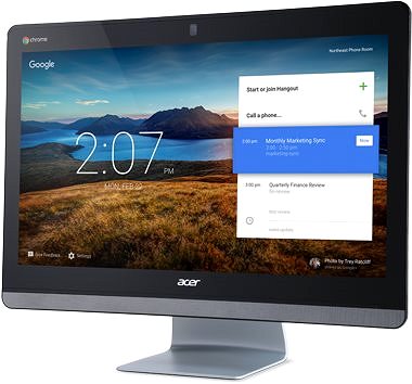 All In One PC Acer Chromebase CA24V2 Bočný pohľad