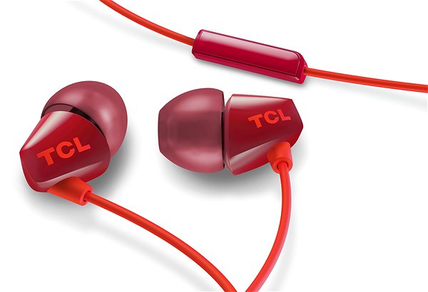 Headphones TCL SOCL100, Sunset Orange Lateral view