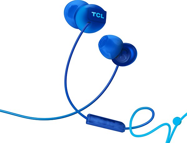 Fej-/fülhallgató TCL SOCL300 Ocean Blue Oldalnézet