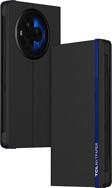 Softcase-Handyhülle TCL NXTPAPER 60 Ultra Accessory pack Black (Flipcover+ EMR, stylus Pen+ Pen Container) ...