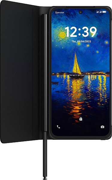 Softcase-Handyhülle TCL NXTPAPER 60 Ultra Accessory pack Black (Flipcover+ EMR, stylus Pen+ Pen Container) ...