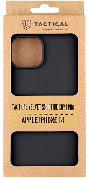 Kryt na mobil Tactical Velvet Smoothie Kryt na Apple iPhone 14 Asphalt ...