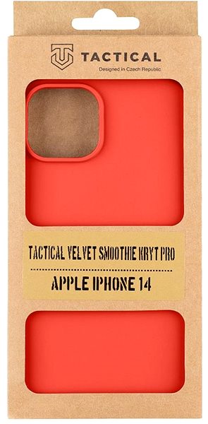 Kryt na mobil Tactical Velvet Smoothie Kryt na Apple iPhone 14 Chilli ...