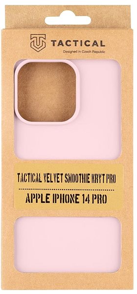 Kryt na mobil Tactical Velvet Smoothie Kryt na Apple iPhone 14 Pro Pink Panther ...