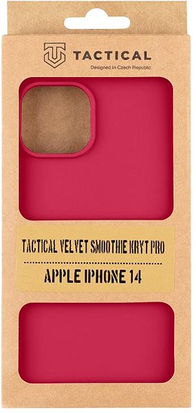 Kryt na mobil Tactical Velvet Smoothie Kryt na Apple iPhone 14 Sangria ...