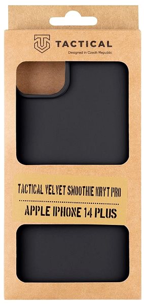 Kryt na mobil Tactical Velvet Smoothie Kryt na Apple iPhone 14 Plus Asphalt ...