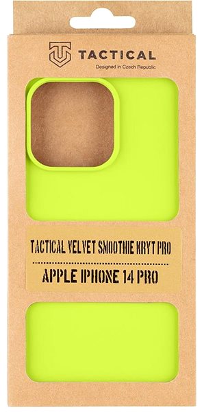 Kryt na mobil Tactical Velvet Smoothie Kryt pro Apple iPhone 14 Pro Avocado ...