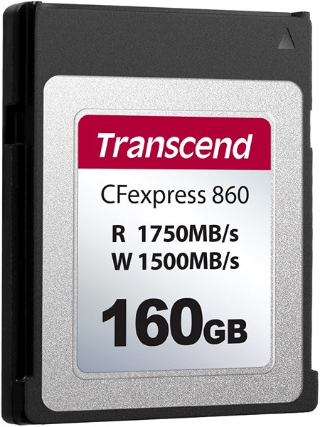 Memóriakártya Transcend CFexpress 860 Type B 160GB PCIe Gen3 x2 ...