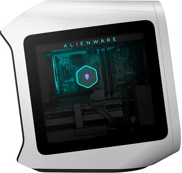 Herný PC Dell Alienware Aurora R13 Glass White Bočný pohľad