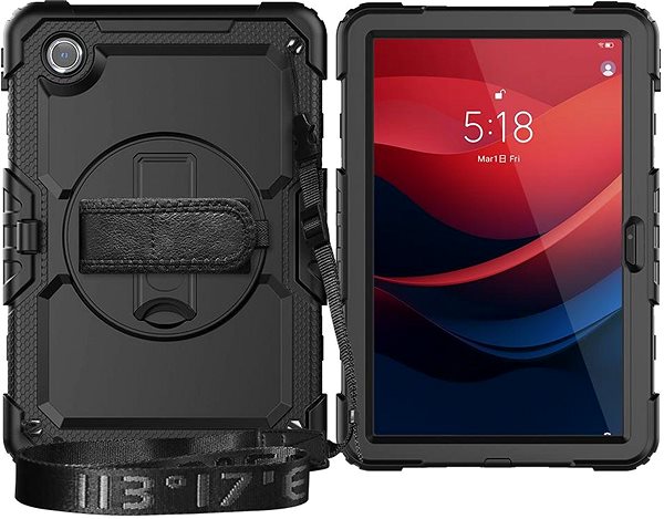 Tablet Case Tech-Protect Solid 360 cover for Lenovo Tab M11 11'', black ...