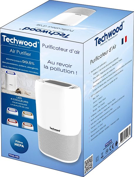 Air Purifier Techwood TPUA-100 Packaging/box