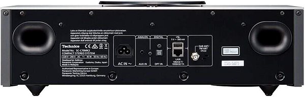 Bluetooth-Lautsprecher Technics OTTAVA SC-C70MK2 schwarz Anschlussmöglichkeiten (Ports)