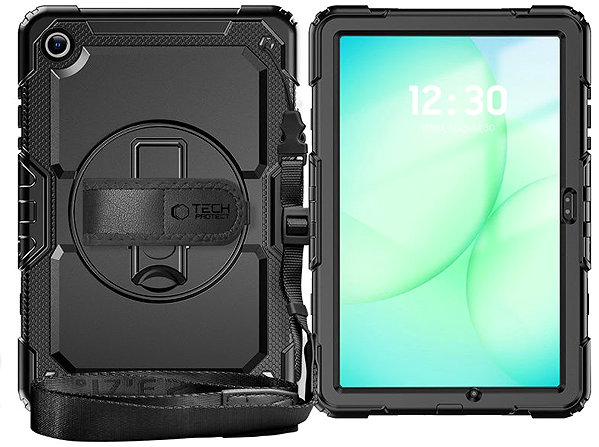 Tablet Case Tech-Protect Solid cover for Samsung Galaxy Tab A9 Plus / A11 Plus 11'', black ...
