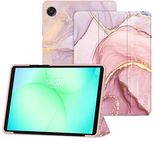 Tablet Case Tech-Protect Smartcase case for Samsung Galaxy Tab A9 Plus / A11 Plus 11'', marble ...