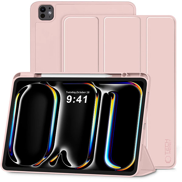 Tablet Case Tech-Protect SC Pen case for iPad Pro 13'' 7-8gen 2024-2025, pink ...