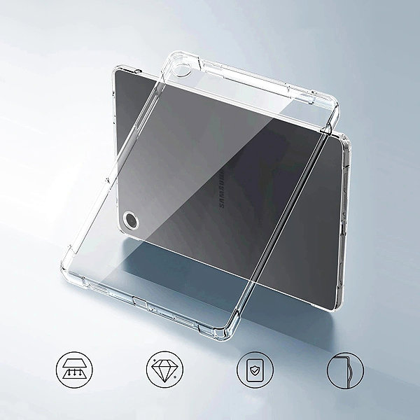 Tablet Case Tech-Protect FlexAir for Samsung Galaxy Tab A9 / A11 8.7'', translucent ...