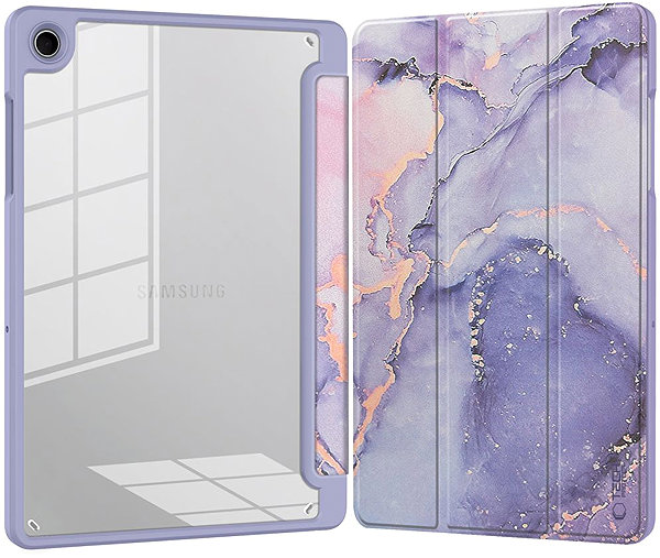 Tablet Case Tech-Protect SC Pen Hybrid for Samsung Galaxy Tab A9 Plus / A11 Plus 11'', violet marble ...
