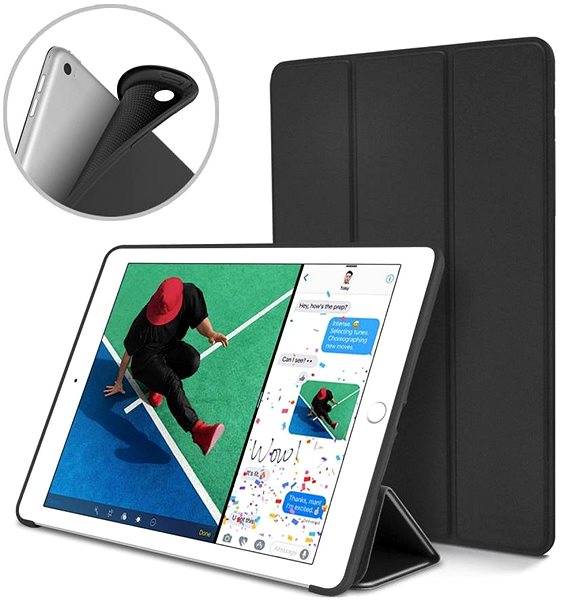 Puzdro na tablet Tech-Protect Smart Case puzdro na iPad 9.7'' 2017/2018, čierne ...