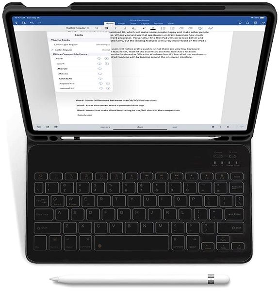 Puzdro na tablet Tech-Protect SC Pen puzdro s klávesnicou na iPad 10.9