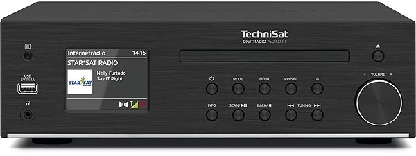 Radio TechniSat Digitradio 760 CD IR, black ...