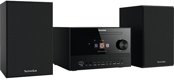 Radio TechniSat Stereo Hi-Fi set FM/DAB+/BT and internet radio Classic 800 IR, black ...
