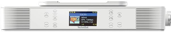 Rádió TechniSat BT / FM IR, internetes, konyhai, white ...